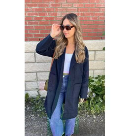Sadie & Sage Sadie & Sage - Hayley Open Coat (Dark Navy)