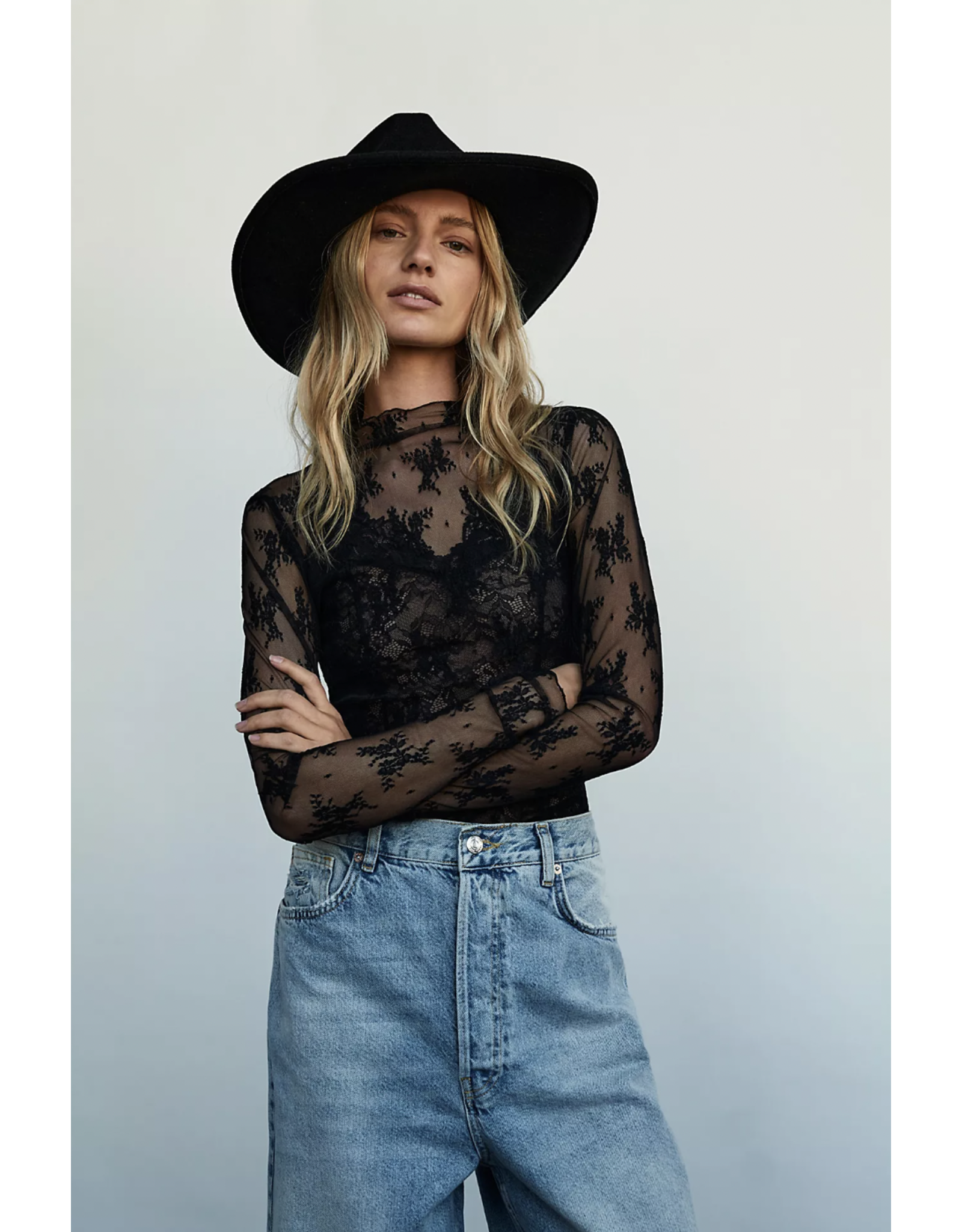 Free people Free People - Lady Lux Layering Top (Black)