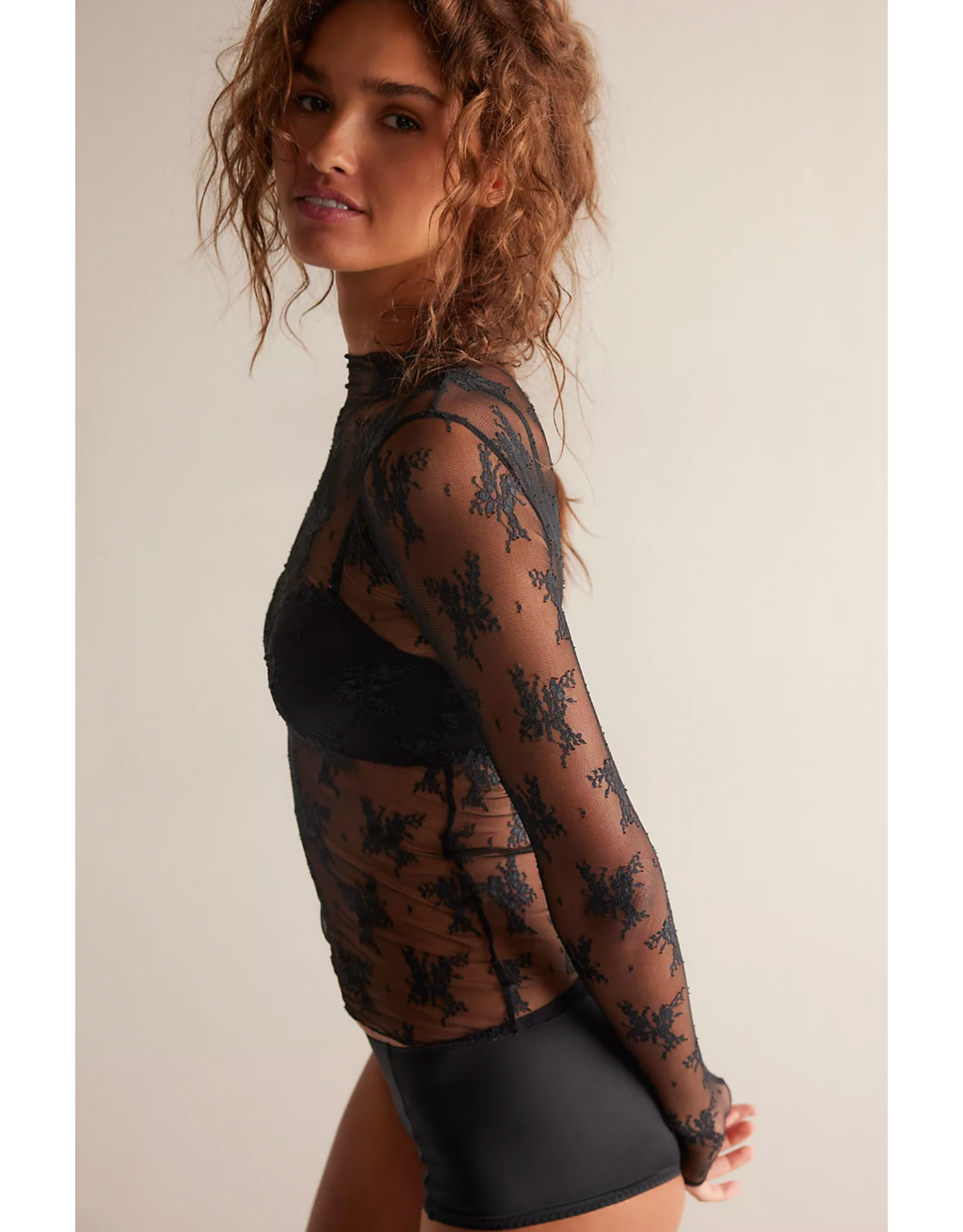 Free people Free People - Lady Lux Layering Top (Black)