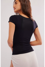 Free people Free People - Clean Lines Baby Tee (Black)