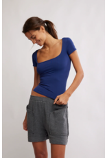 Free people Free People - Clean Lines Baby Tee (Indigo Pura)