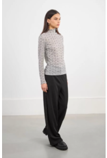 Molly Bracken Molly Bracken -  Bow Print Layering Shirt (Grey)