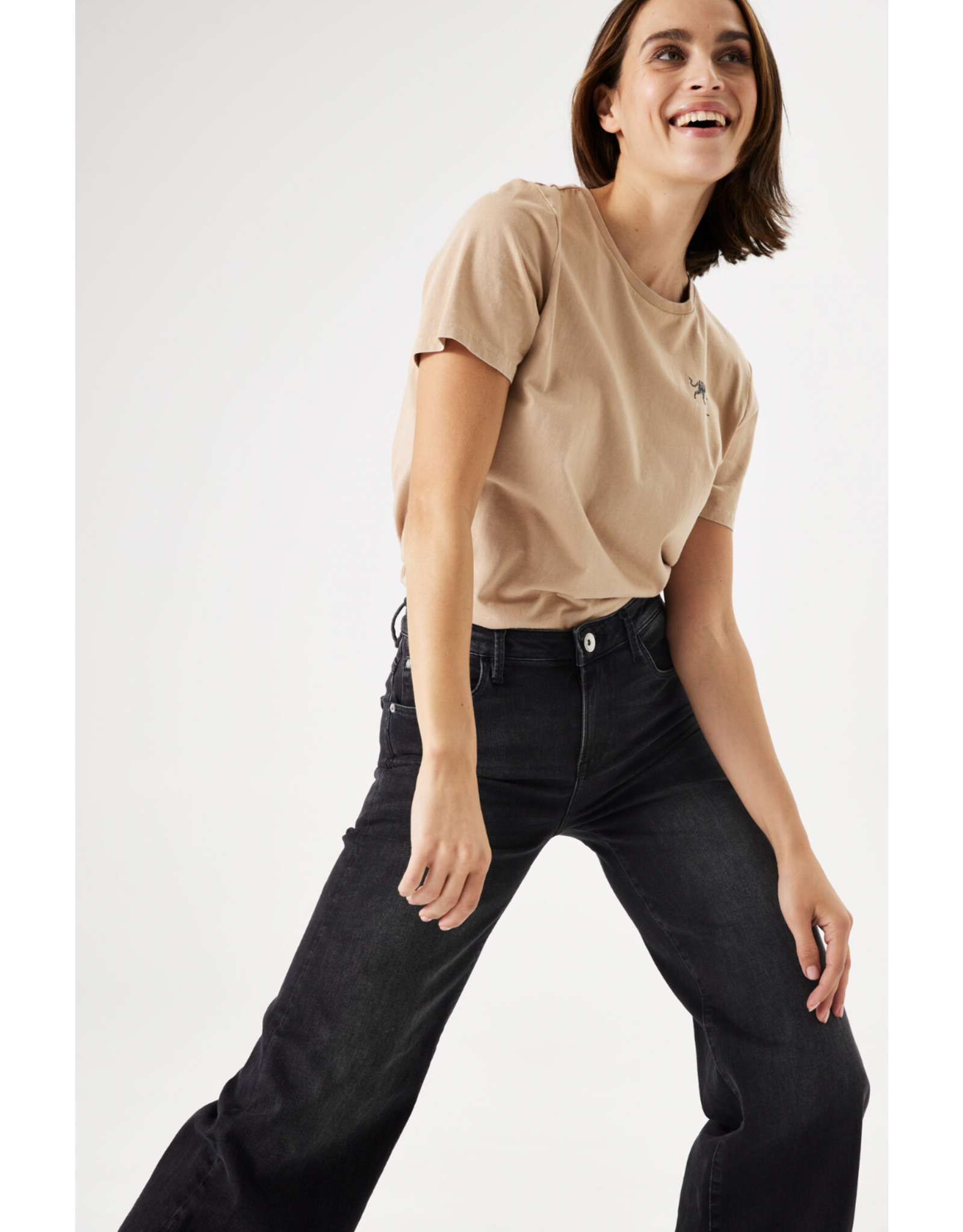 Garcia Garcia - Celia 249 Wide Leg Jean (Black)