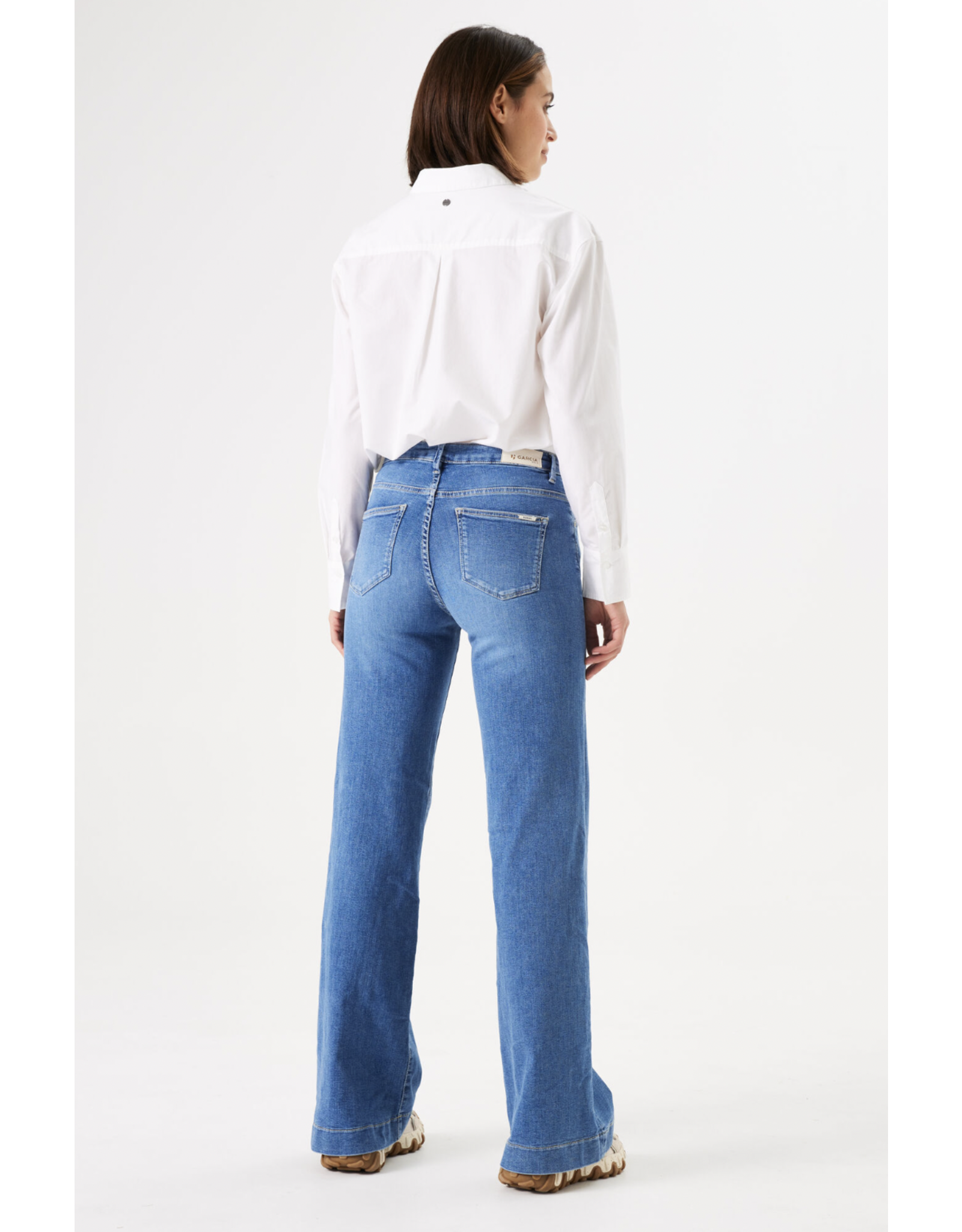 Garcia Garcia - Celia 249 Wide Leg Jean (Medium Blue)