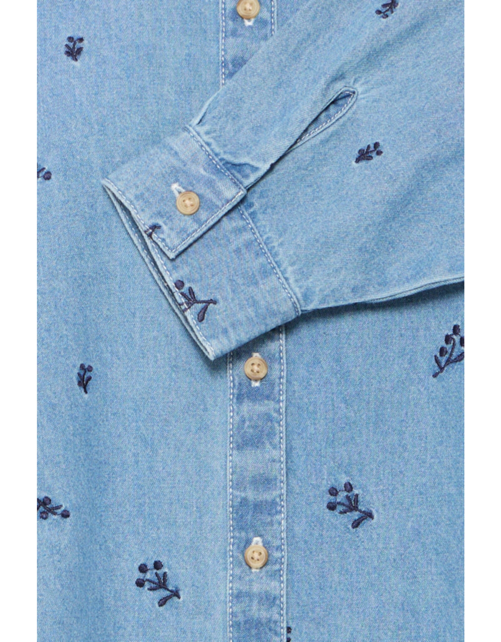 ICHI ICHI - Archer Chambray Top