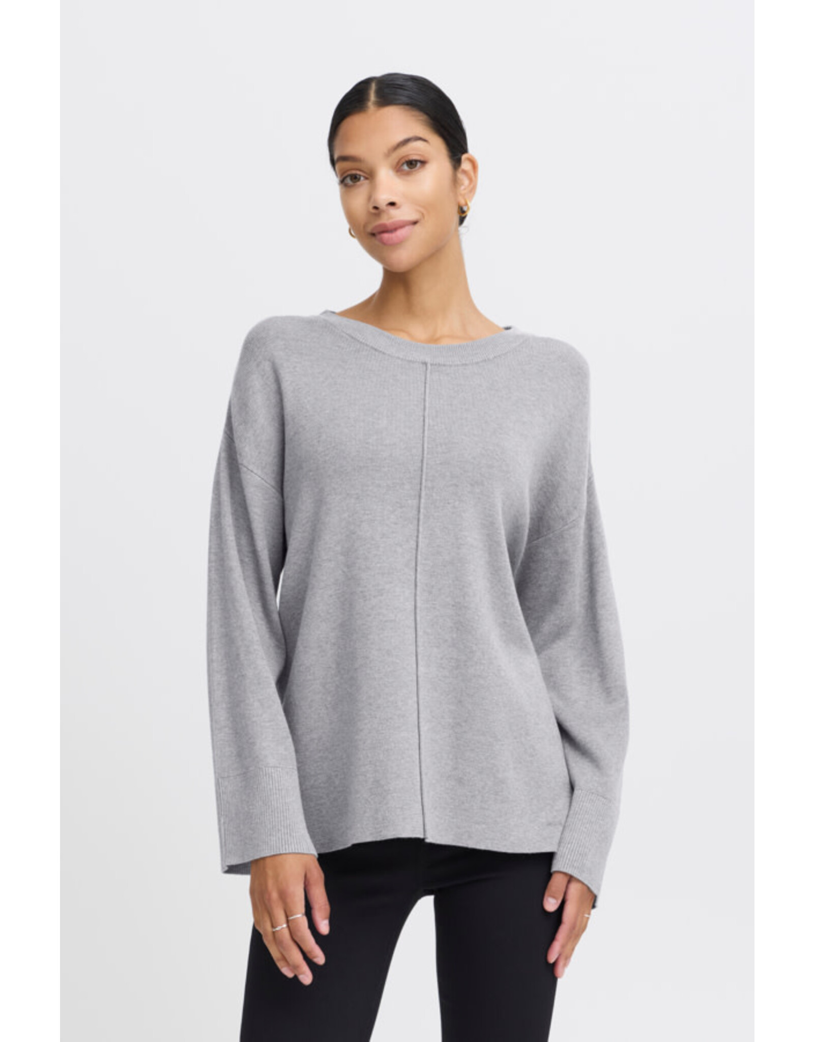 b.young b.young - Morla Jumper (Mid Grey)