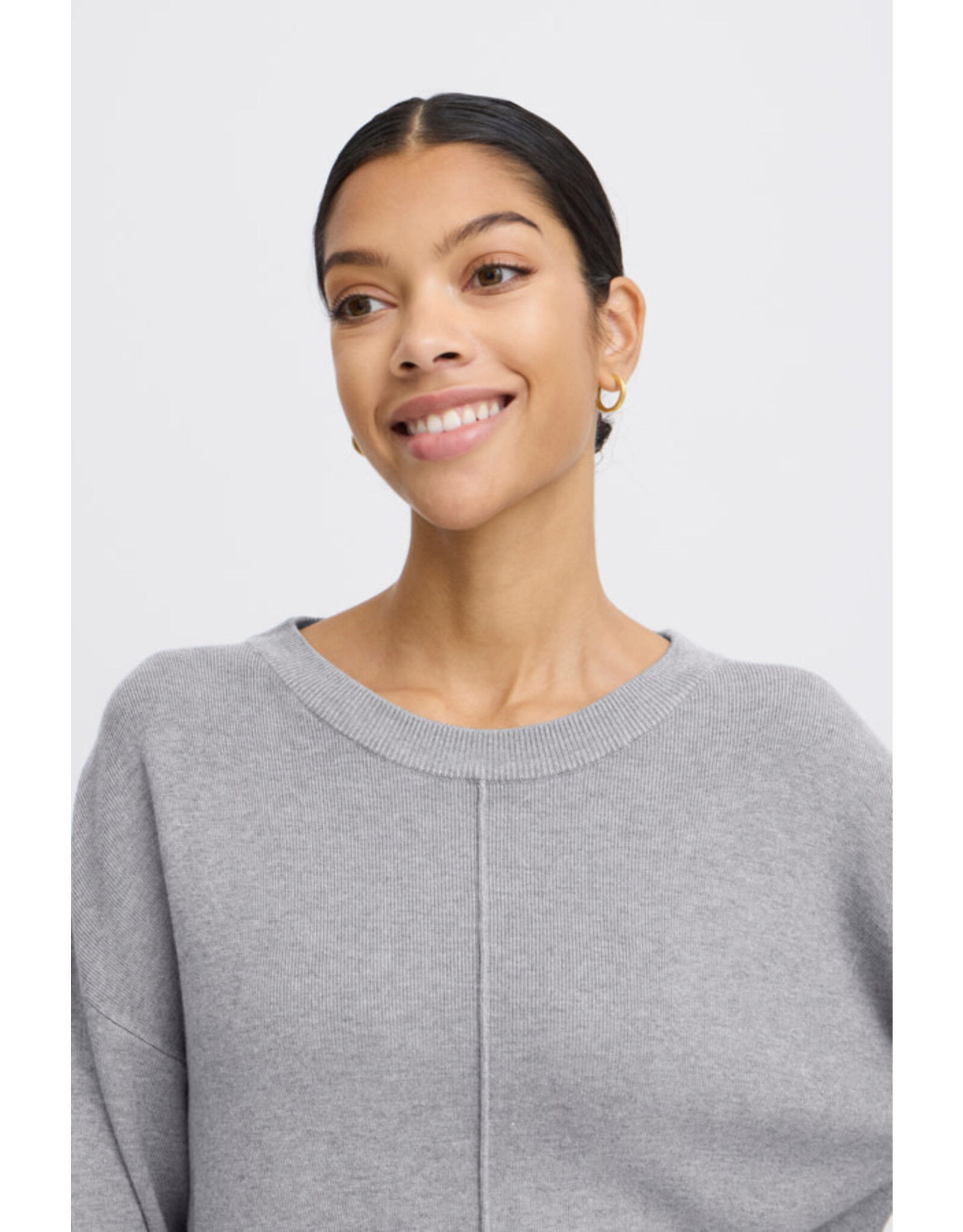b.young b.young - Morla Jumper (Mid Grey)