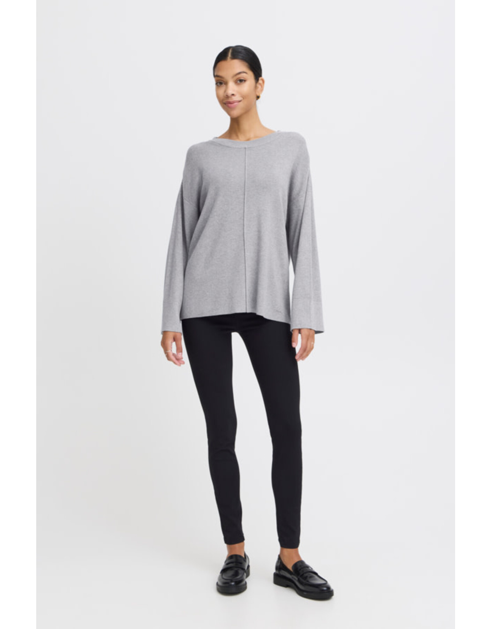 b.young b.young - Morla Jumper (Mid Grey)
