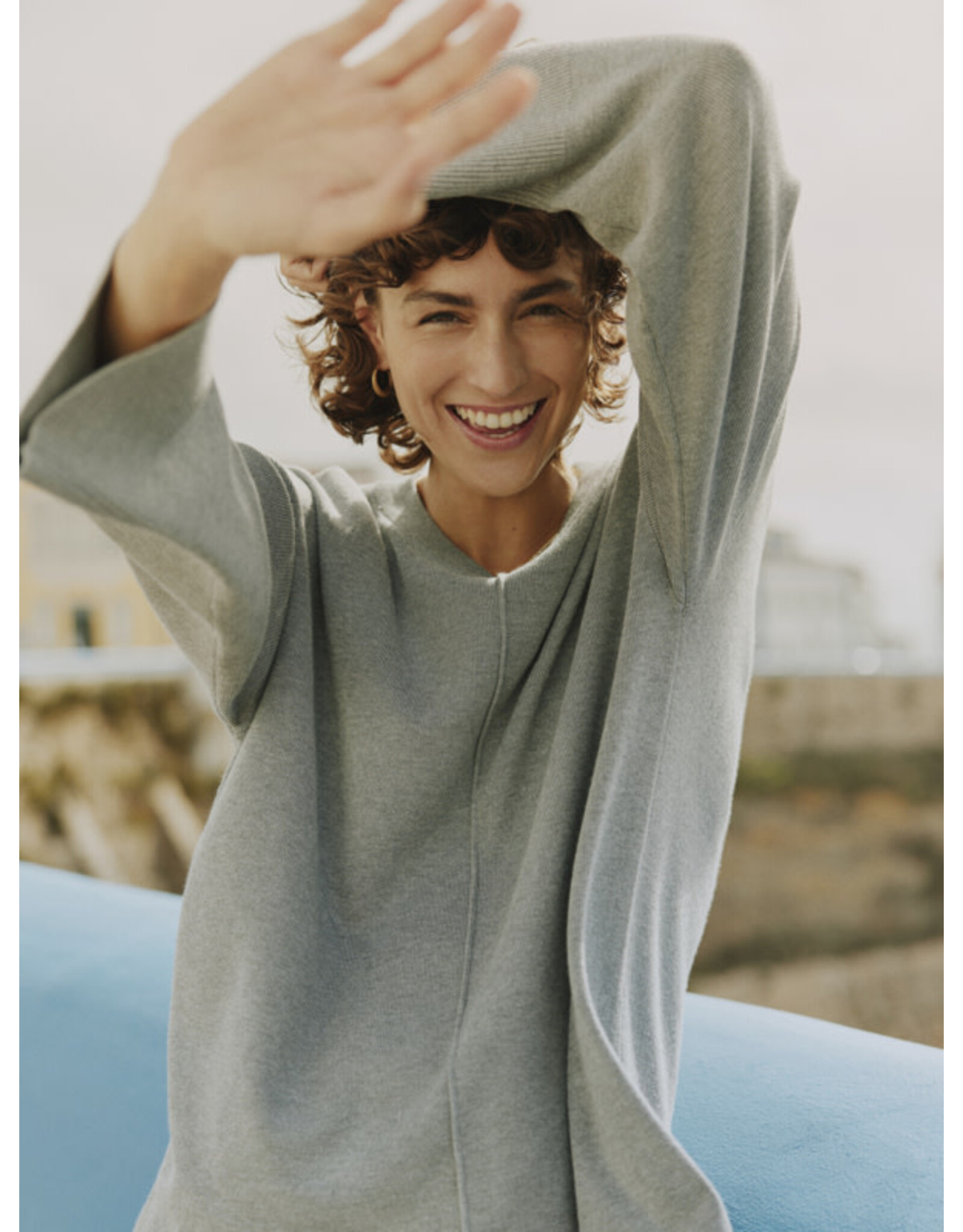 b.young b.young - Morla Jumper (Mid Grey)