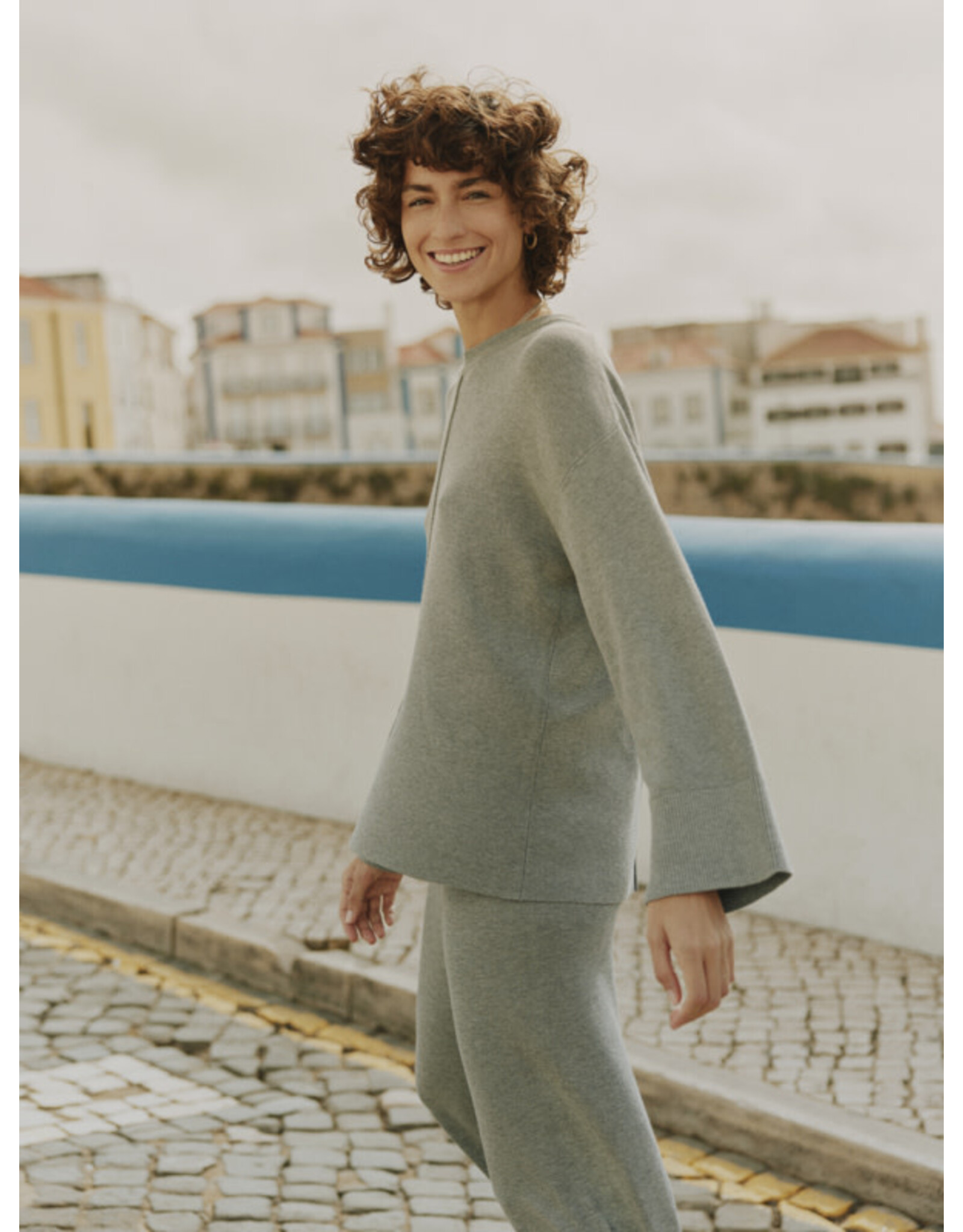 b.young b.young - Morla Jumper (Mid Grey)