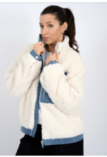 RD Style RD Style - Paddy Zip Front Sherpa (Cream / Denim)