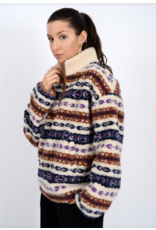 RD Style RD Style - Alpine Sherpa 1/2 Zip Front (Tobacco)