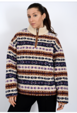 RD Style RD Style - Alpine Sherpa 1/2 Zip Front (Tobacco)