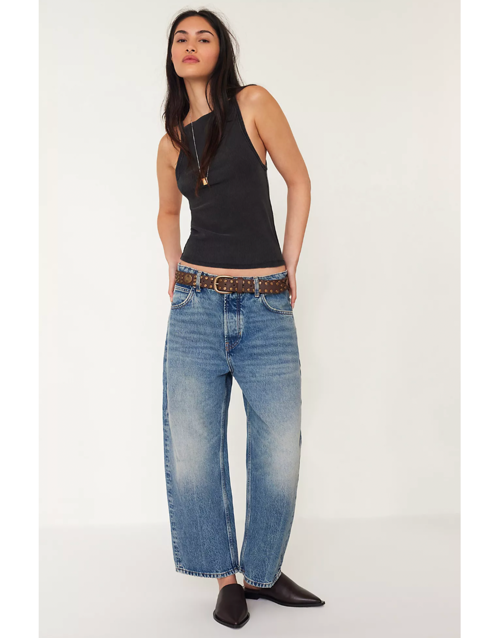 Free people Free People -  Deep Trance Dropped Boyfriend Jeans (From Beyond)