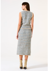 Garcia Garcia - Tweed Vest ((Whitecap/Blue/Gold/Beige)
