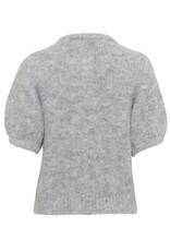 Kaffe Kaffe - Emilie Evi Short Sleeve Cardigan (Mid Grey)