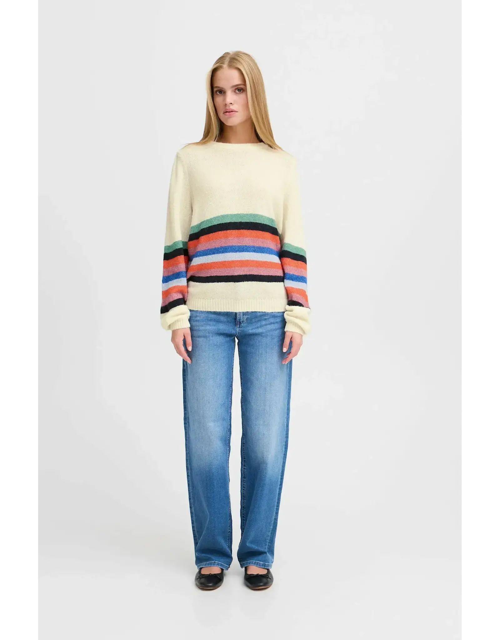 ICHI ICHI - Dusty Long Sleeve Pullover (Multicolour)