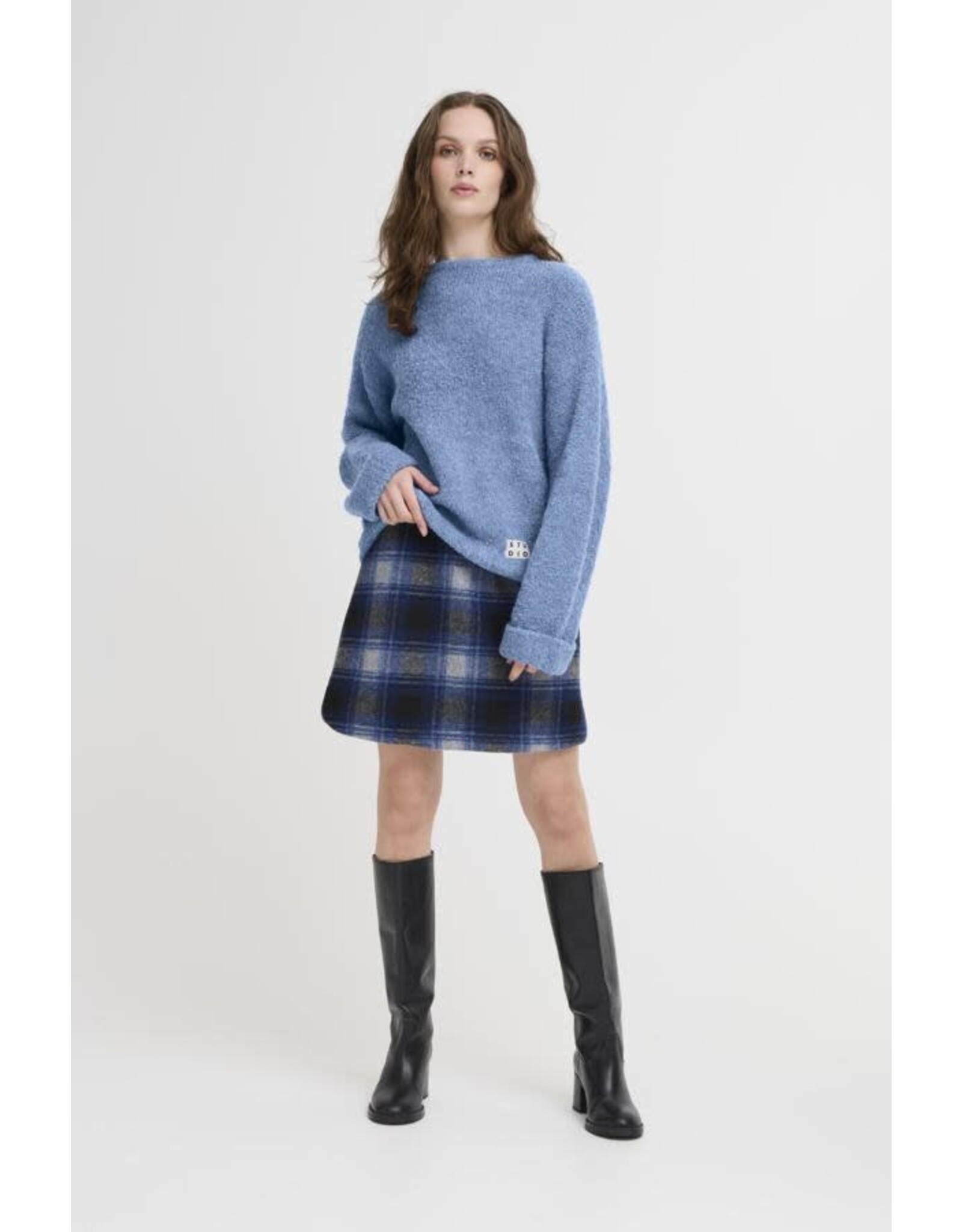 ICHI ICHI - Blarisa Pullover (Blue Yonder)