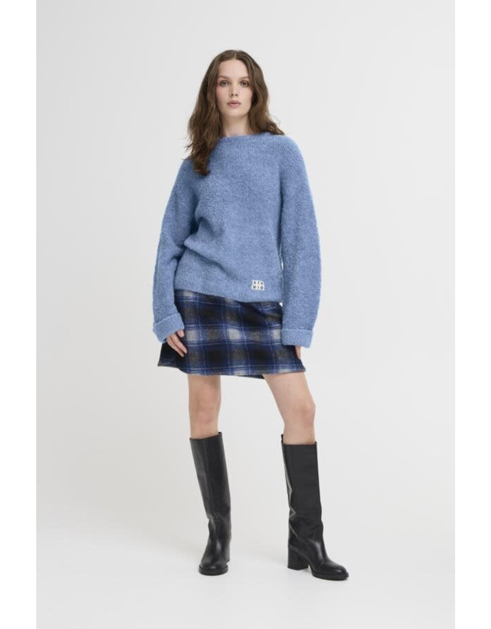 ICHI ICHI - Blarisa Pullover (Blue Yonder)