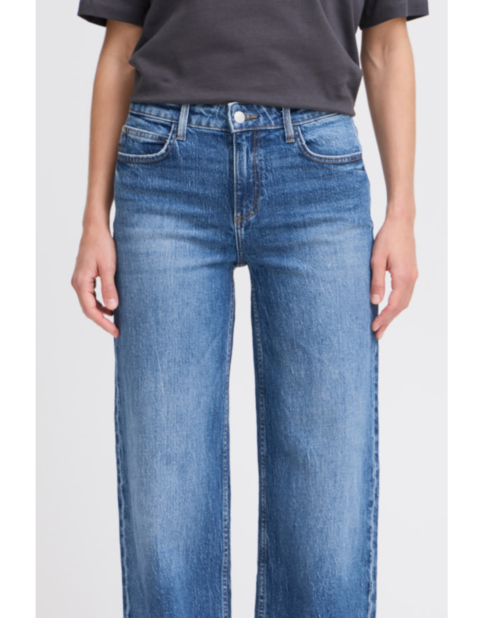b.young b.young - Kylja Wide Leg Jeans  full length (Indigo)
