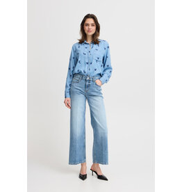 b.young b.young - Kylja Wide Leg Jeans full length (Mid Blue)