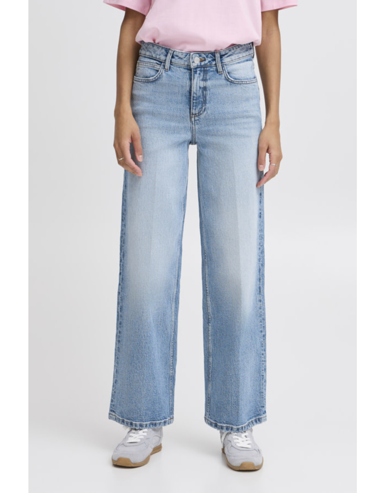b.young b.young - Kylja Wide Leg Jeans full length (Mid Blue)