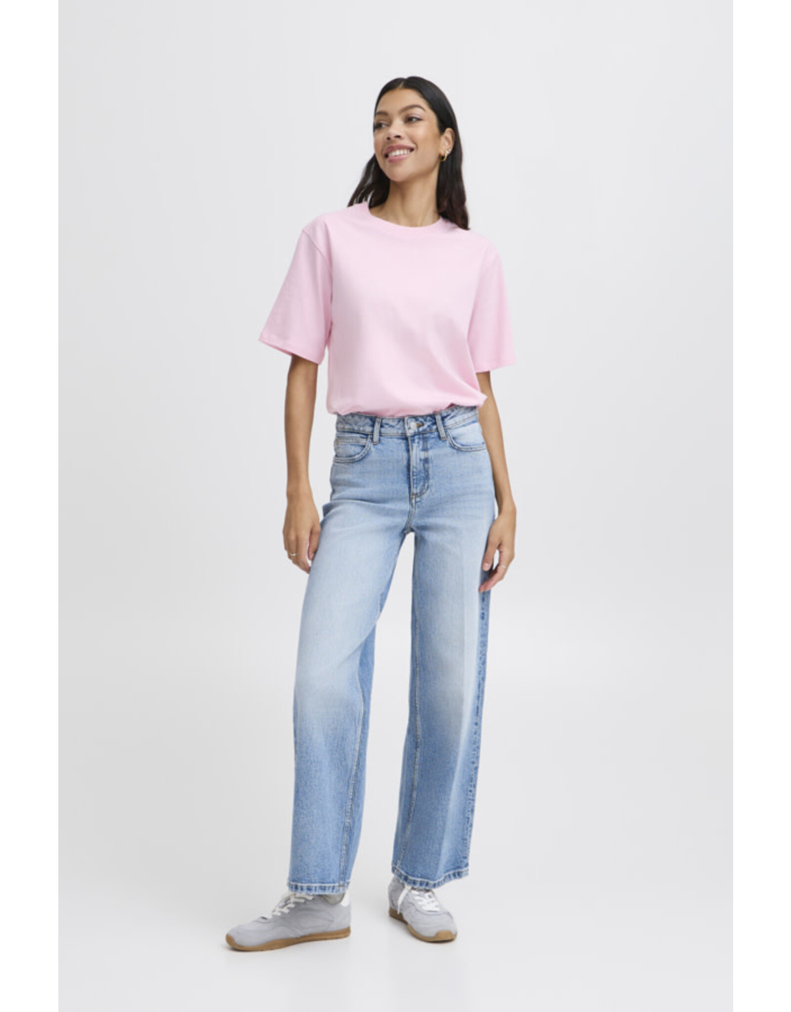 b.young b.young - Kylja Wide Leg Jeans full length (Mid Blue)