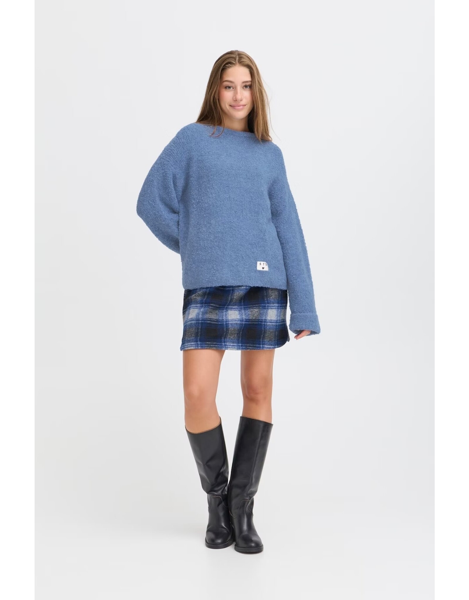 ICHI ICHI - Blarisa Pullover (Blue Yonder)