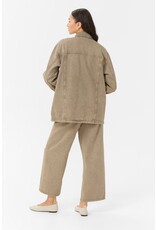 Kaffe Kaffe - Rania Denim Overshirt (Washed Light Brown)
