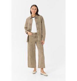 Kaffe Kaffe - Rania Denim Overshirt (Washed Light Brown)