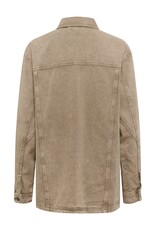 Kaffe Kaffe - Rania Denim Overshirt (Washed Light Brown)