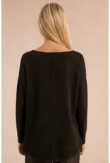 Molly Bracken Molly Bracken - Boat Neck Sweater (Black)