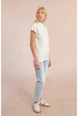 Molly Bracken Molly Bracken -  Short Sleeve Sweater (Off White)