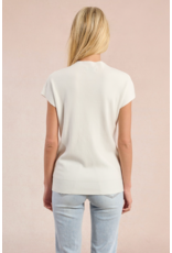 Molly Bracken Molly Bracken -  Short Sleeve Sweater (Off White)