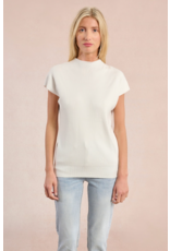 Molly Bracken Molly Bracken -  Short Sleeve Sweater (Off White)