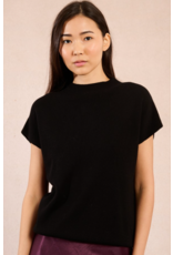 Molly Bracken Molly Bracken -  Short Sleeve Sweater (Black)