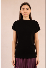 Molly Bracken Molly Bracken -  Short Sleeve Sweater (Black)