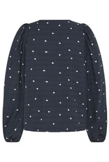 ICHI ICHI - Helva Blouse (Blue / White)