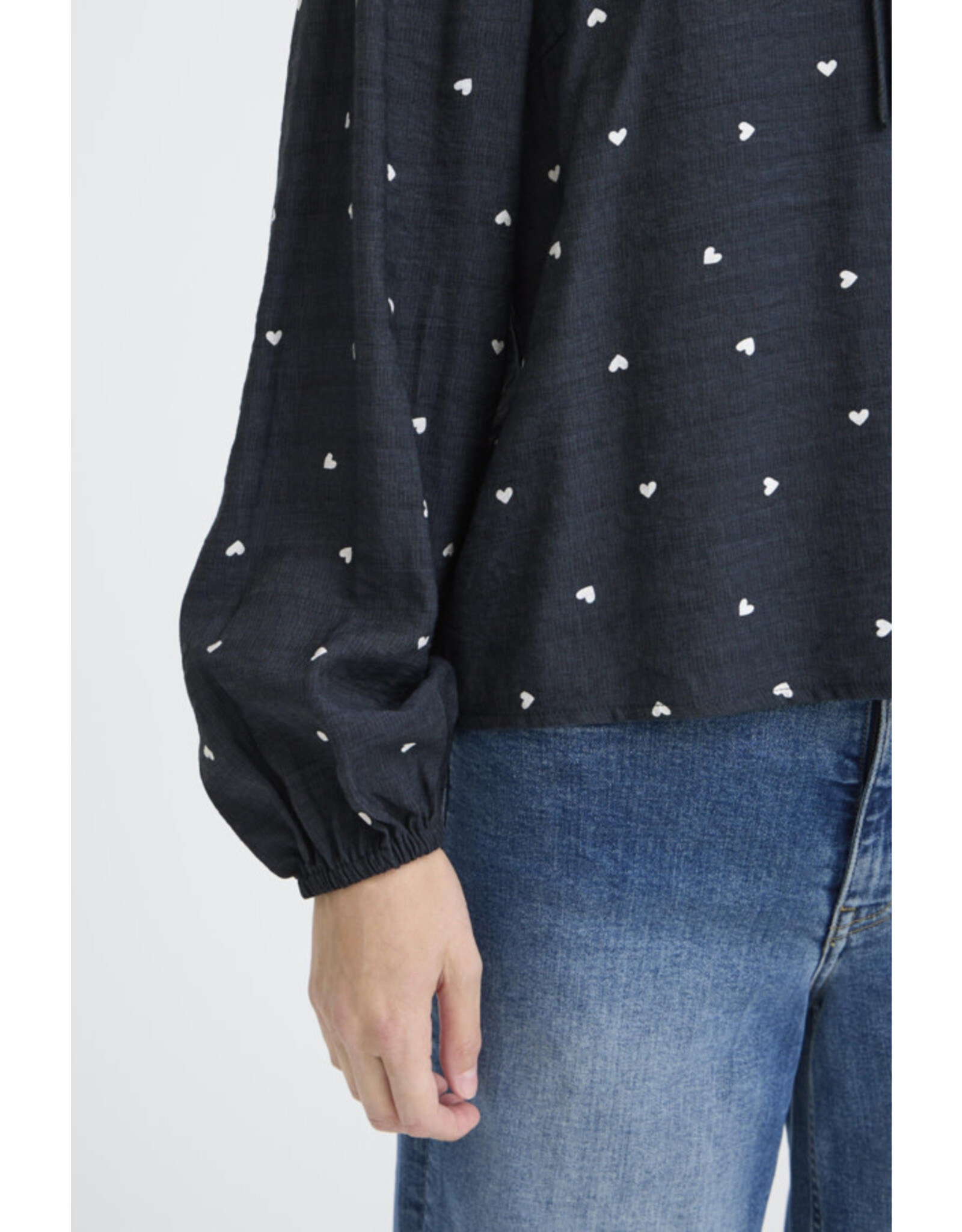 ICHI ICHI - Helva Blouse (Blue / White)