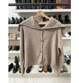 RD Style RD Style - Echo Sailor Neck Cardigan Almond)