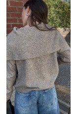 RD Style RD Style - Echo Sailor Neck Cardigan Almond)
