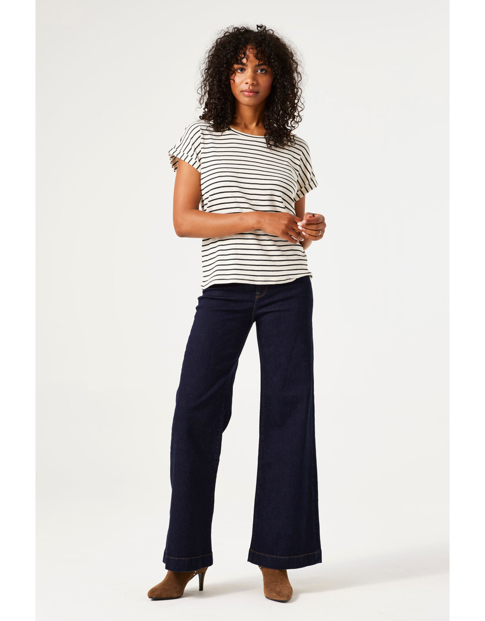 Garcia Garcia - Celia 249 Wide Leg Jean (Deep Indigo Blue)