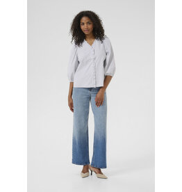Kaffe Kaffe - Sita Blouse (White / Black)