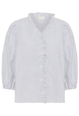 Kaffe Kaffe - Sita Blouse (White / Black)