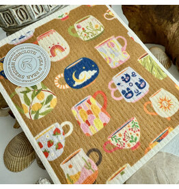 Pika & Bear Pika & Bear - "Mugshot" Teacups & Mugs Design Swedish Dishcloth