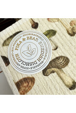 Pika & Bear Pika & Bear - "Ortus" Mushroom Design Swedish Dishcloth