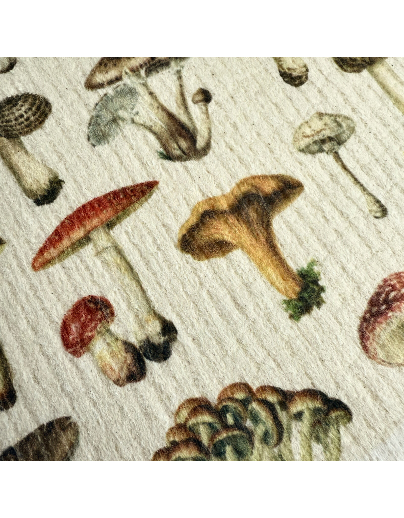 Pika & Bear Pika & Bear - "Ortus" Mushroom Design Swedish Dishcloth