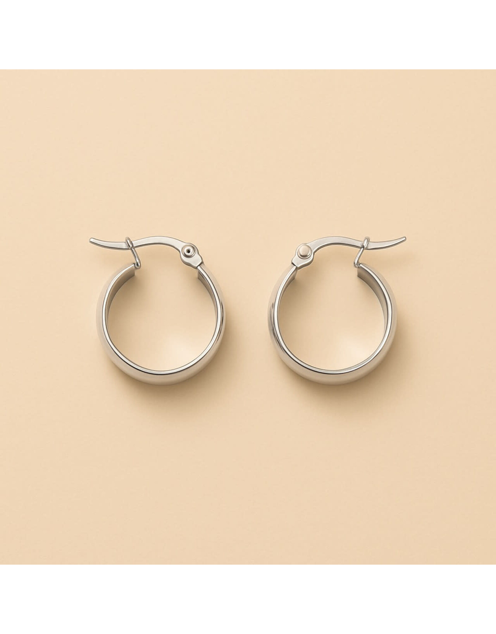 Pika & Bear Pika & Bear - "Sybil" 18mm Hoop Earrings