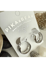 Pika & Bear Pika & Bear - "Sybil" 18mm Hoop Earrings