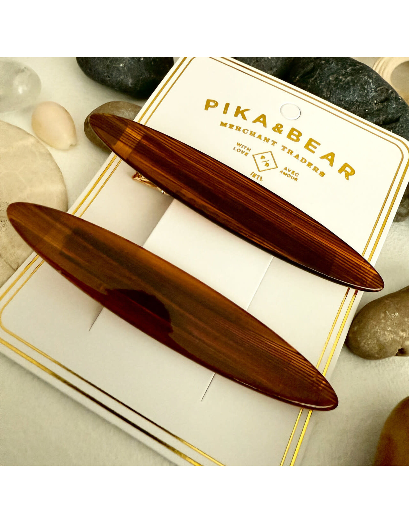 Pika & Bear Pika & Bear - "Longboard" Duckbill Hair Clips